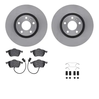 R1 Concepts WFWH1-73036 E- Line Series Brake Rotor W/ Ceramic Brake Pads & Hdw